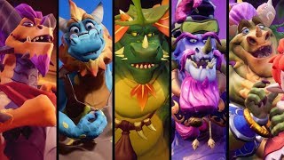 Spyro Reignited Trilogy  All 80 Dragons [upl. by Pellet]