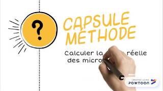 Capsule méthode Calcul taille réelle [upl. by Adnolehs575]