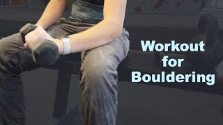 Workout for Bouldering The Best FullWeek Routine for Beginners [upl. by Iridis]