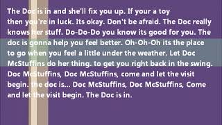 Doc McStuffins Theme Lyrics [upl. by Issac]