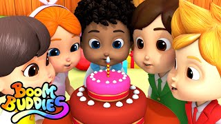 Happy Birthday Song  Cake Song  Nursery Rhymes amp Kids Songs [upl. by Eyllom]