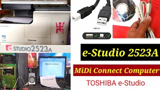 How To MiDi Setup TOSHIBA e Studio 2523A Connect Computer [upl. by Mal410]