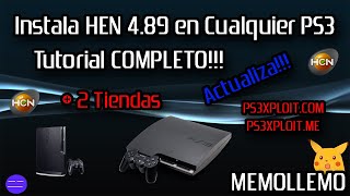 HEN PS3 489  2 Tiendas  TUTORIAL DEFINITIVO [upl. by Natanoj473]