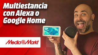 🎼 Cómo reproducir MÚSICA en varios dispositivos a la vez con ALEXA o GOOGLE HOME 🎼 [upl. by Shulock]