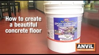 How to Apply Epoxy Coating to Concrete Floors [upl. by Nomor948]