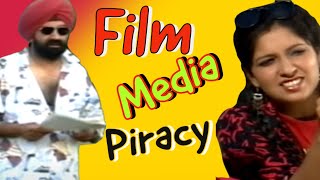 Film  Media Aur Piracy  Jaspal Bhatti  BN Sharma  Vivek Shauq  Savita Bhatti  Indian Comedian [upl. by Attenad]