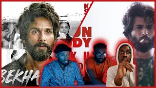 Telisiney Na Nuvvey x Bekhayali  Kabir Singh x Arjun Reddy  Shahid K x Vijay D  2 in 1 Reaction [upl. by Orfinger]