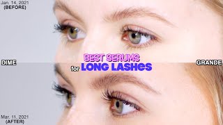 Testing BEST SERUMS For LONG LASHES [upl. by Adilen485]