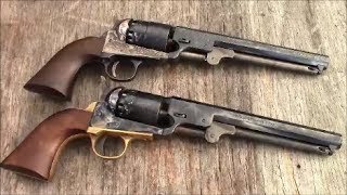 Shooting The Pietta 1851 Navy 36 Black Powder Revolver [upl. by Sitarski975]