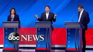 Democratic candidates debate Education  ABC News [upl. by Nylecyoj]