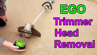 How to remove spool head on EGO 56V string trimmer [upl. by Names983]