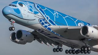 60 MINUTES PURE AVIATION  AIRBUS A380 BOEING 747 AIRPLANE compilation  4K [upl. by Avril]