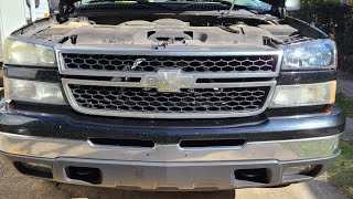 2007 chevy silverado classic headlight replacement [upl. by Lissy]