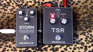 Which one Solo Dallas THE Schaffer Replica compared to STORM pedal with SG amp Marshall JMP [upl. by Tiffani]