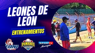 Leones de León ENTRENAMIENTOS Pomares 2024 Nicaragua [upl. by Haiel]