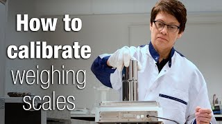 How to calibrate weighing scales [upl. by Kiker]