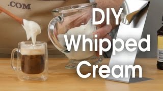 DIY whipped cream in 60 seconds [upl. by Reta]