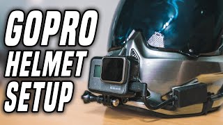 The BEST GoPro Helmet Mount Setup for EVERY Helmet  Plus GoPro settings [upl. by Ahseinar679]