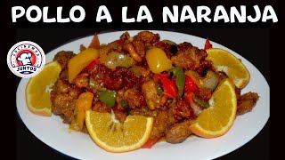 Como cocinar pollo a la naranja estilo Chino [upl. by Almund]