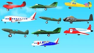 10 Little Aeroplanes l Childrens Rhymes l Aeroplane l Kids Rhymes l Airplanes [upl. by Banwell]