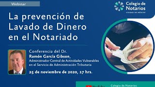 Prevención del lavado de dinero en el notariado [upl. by Dionisio]