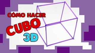 Manualidad escolar muy fácil Cubo 3D [upl. by Vite]