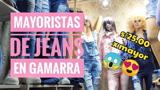 MAYORISTAS DE JEANS GAMARRA [upl. by Leinod]