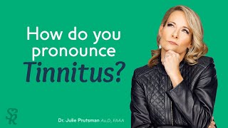 How do you pronounce tinnitus [upl. by Atilef6]