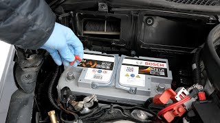 MercedesBenz  RemoveInstall Battery in 10 Minutes [upl. by Atteuqal]