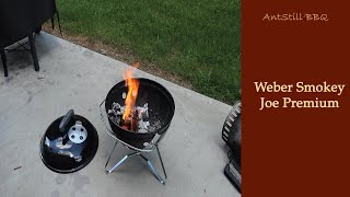 Weber Smokey Joe Premium Review  AntStill BBQ [upl. by Azelea]