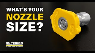 How To Choose The Right Nozzle Size For Your Pressure Washer [upl. by Margalit]