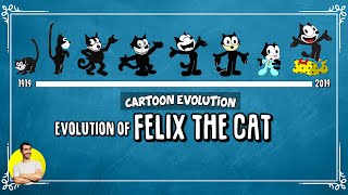 Evolution of FELIX THE CAT  100 Years Explained  CARTOON EVOLUTION [upl. by Airotahs]