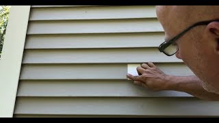 Repairing a Hole in Vinyl Siding [upl. by Danforth]