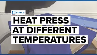 How to Heat Press Materials at Different Temperatures [upl. by Etolas]