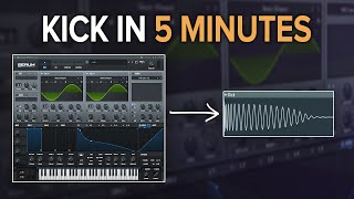 BEST WAY to MAKE a KICK in SERUM in 5 MINUTES 🔥 Serum sound design [upl. by Aleil]