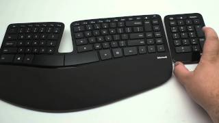 Microsoft Sculpt Ergonomic Keyboard [upl. by Ihsorih]