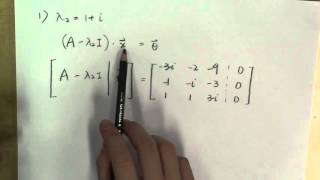 Complex Eigenvectors An Example Part 1 [upl. by Aland]