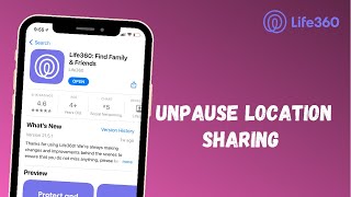 How to Unpause Location Sharing on Life360 App  2021 [upl. by Niroc]