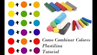 Como combinar colores con plastilina [upl. by Doubler]