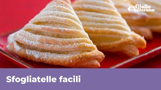 SFOGLIATELLE FACILI  Con pasta sfoglia pronta [upl. by Salina]