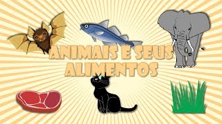 ANIMAIS CARNÍVOROS HERBÍVOROS E ONÍVOROS [upl. by Amr896]