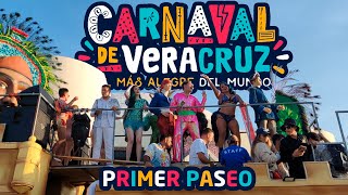 CARNAVAL VERACRUZ 2022  PRIMER DESFILE [upl. by Hilario]