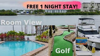 Holiday Inn amp Suites Clearwater Beach SHarbourside  Hotel amp Room Tour  Travel Vlog pinayamerican [upl. by Cathryn]