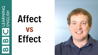 Affect vs Effect  English In A Minute [upl. by Shing]