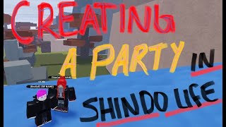 Shindo Life How to make a Squad [upl. by Aicilanna]