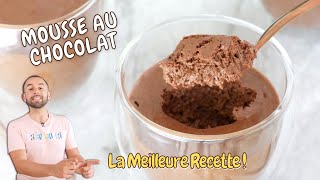 MOUSSE au CHOCOLAT  Recette Facile et Rapide [upl. by Corrie192]