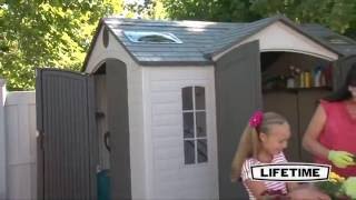 Lifetime 10x8 Shed w Double Doors 60001 [upl. by Nitsug]