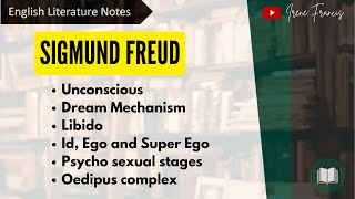 Sigmund Freud  Psychoanalytic Theory  IRENE FRANCIS [upl. by Ellenid]