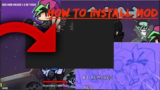 Friday night funkin  how install mods tutorial [upl. by Ylrebmek]