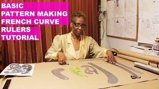 Basic Pattern Making French Curve Rulers Tutorial  GP FASHION ACADEMY [upl. by Dyane]